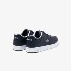 Mens Thrill Perforated Leather Sneakers | Lacoste Nvy/Wht • 092
