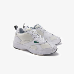 Mens Storm 96 Leather and Textile Sneakers | Lacoste Wht/Off Wht • 65T