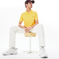 Mens Regular Fit Stretch Cotton Paris Polo | Lacoste Yellow • Z0A