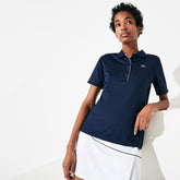 Womens Wo SPORT Ultra Dry Performance Polo | Lacoste Navy Blue / White • 525