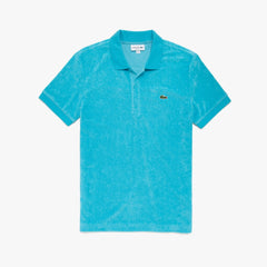 Mens Cotton Fleece Blend Regular Fit Polo Shirt | Lacoste Turquoise • Yzk