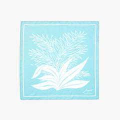 Mens SPORT Roland Garros Edition Print Cotton Bandana | Lacoste Turquoise / White • Ehj