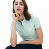 Womens Wo Stretch Cotton Piqué Polo | Lacoste Turquoise • Wxh