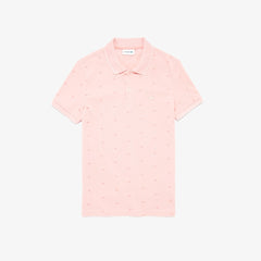 Mens Micro Print Polo Shirt | Lacoste Light Pink / Pink • Xf6