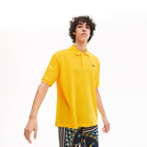 Mens LIVE Relaxed-Fit Cotton Piqué Polo Shirt | Lacoste Yellow • Z0A