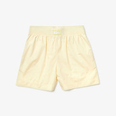 Womens Wo Light Cotton Poplin Shorts | Lacoste Yellow • Yzj