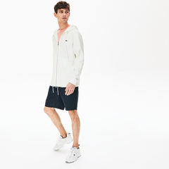 Mens Two-Tone Zip-Up Jacket | Lacoste White • 70V