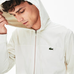 Mens Two-Tone Zip-Up Jacket | Lacoste White • 70V