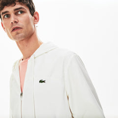 Mens Two-Tone Zip-Up Jacket | Lacoste White • 70V