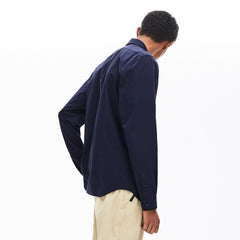 Mens Motion Breathable Stretch Cotton Shirt | Lacoste Navy Blue • Mxq