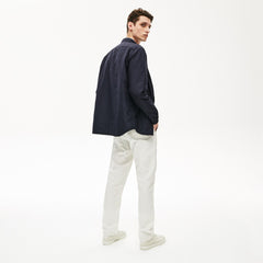 Mens Padded Solid Overshirt | Lacoste Navy Blue • Mxq