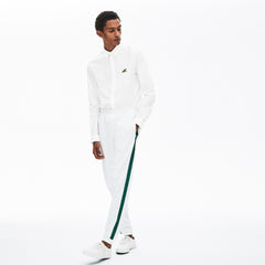 Mens Regular Fit Badge Logo Shirt | Lacoste White • 001