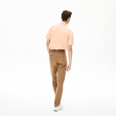 Mens Regular Fit Cotton and Linen Shirt | Lacoste Light Pink • Z0E