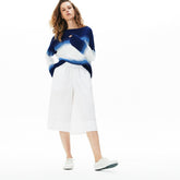 Womens Wo Light Cotton Poplin Culottes | Lacoste White • 001