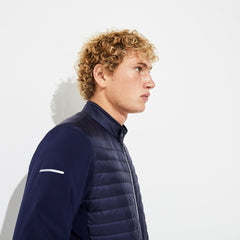Mens SPORT Lightweight Water-Resistant Quilted Jacket | Lacoste Navy Blue • 5Fs