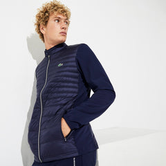 Mens SPORT Lightweight Water-Resistant Quilted Jacket | Lacoste Navy Blue • 5Fs