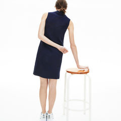 Womens Wo Cotton Piqué Polo Dress | Lacoste Navy Blue • 166
