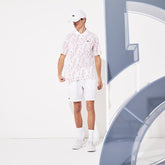 Mens SPORT French Open Ultra Lightweight Stretch Polo Shirt | Lacoste White / Red • N7J