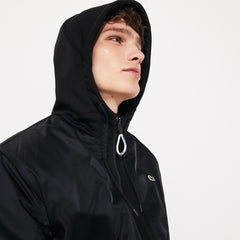Mens SPORT Water-Resistant Zip Jacket | Lacoste Black • 031