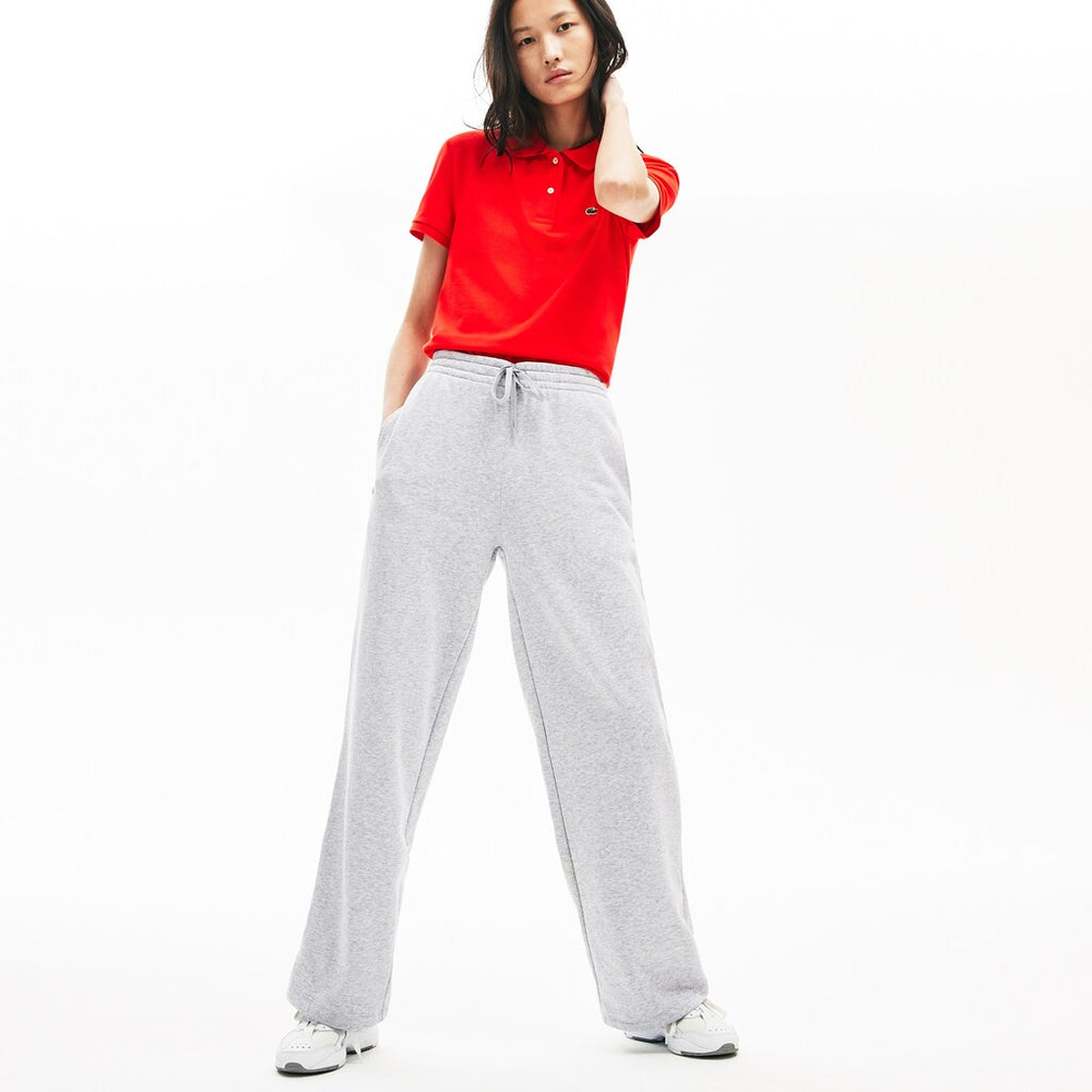 Womens Wo Cotton Fleece Track Pants | Lacoste Grey Chine • Cca