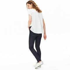 Womens Wo Skinny Stretch Cotton Jeans | Lacoste Blue • Rne