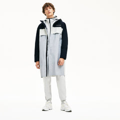 Mens Motion Packable Crease-Proof Parka | Lacoste Dark Grey / Grey • Wvp