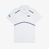 Mens SPORT Performance Polo | Lacoste White / Navy Blue • 522