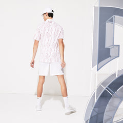 Mens SPORT Novak Djokovic Breathable Stretch Shorts | Lacoste White • 800
