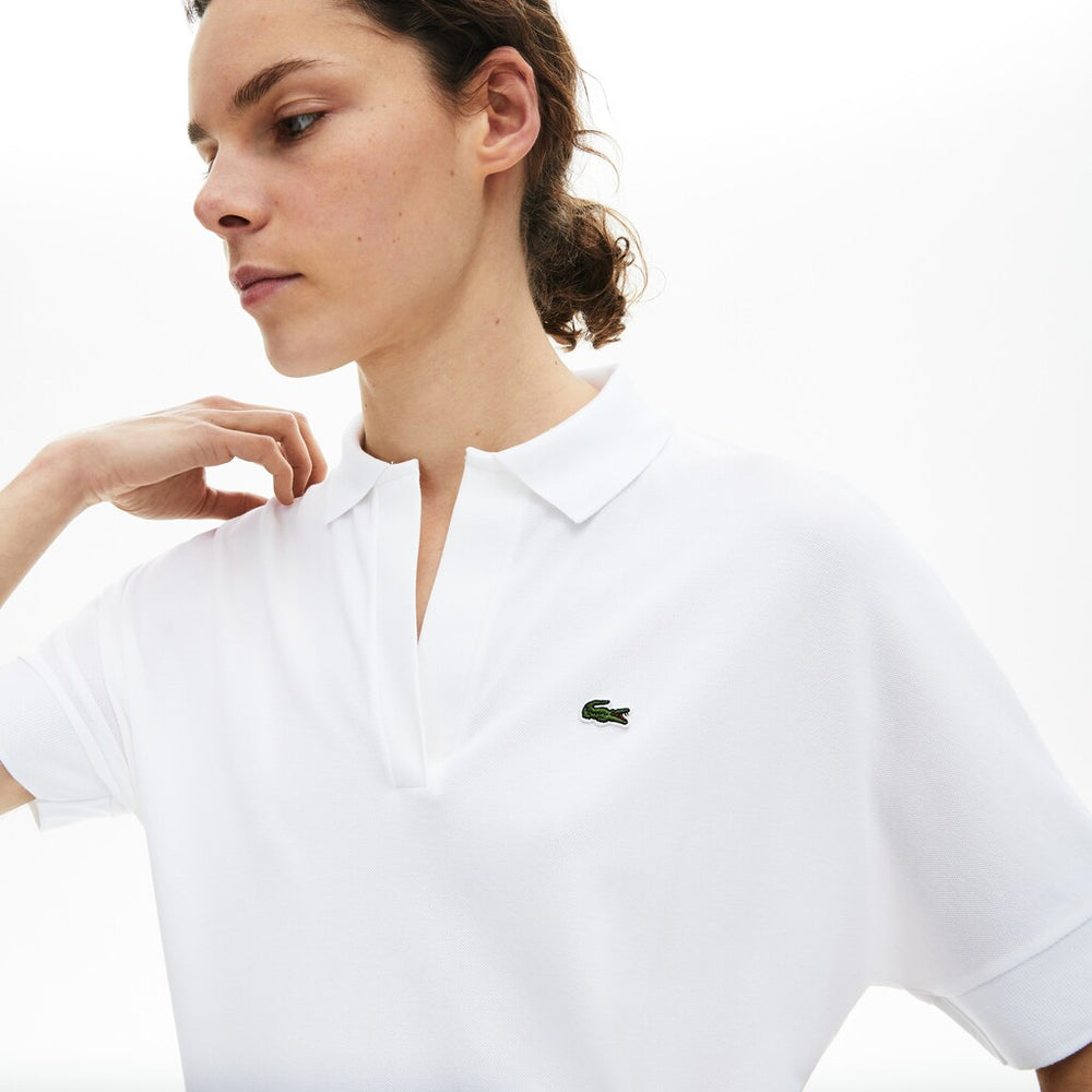 Womens Wo Relaxed Piqué Polo | Lacoste White • 001