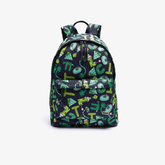 Mens Lacoste x Jeremyville Croc Graphic Printed Backpack | Lacoste Croc Allover • C51