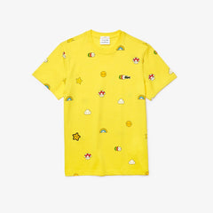Mens/Womens Unisex Lacoste x FriendsWithYou Limited-Edition Graphic T-shirt | Lacoste Yellow • 7Gc