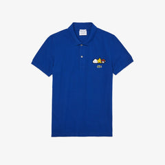 Mens/Womens Unisex Lacoste x FriendsWithYou Design Classic Fit Polo Shirt | Lacoste Blue • Bdm