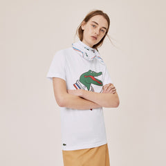 Mens/Womens Lacoste x Jean-Michel Tixier Graphic T-shirt | Lacoste White / Red • K01