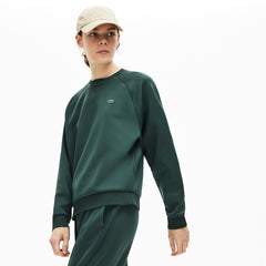 Womens Wo Classic Crewneck Sweatshirt | Lacoste Dark Green • Yvk