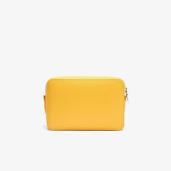 Womens Wo Chantaco Leather Square Shoulder Bag | Lacoste Samoan Sun • D46