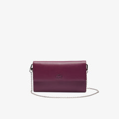 Womens Wo Chantaco Chain Clutch | Lacoste Grape Wine • D49