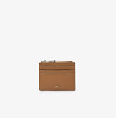 Mens Chantaco Matte Piqué Leather Zip 6 Card Holder | Lacoste Otter • D54