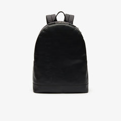 Mens L.12.12 Signature Leather Zip Backpack | Lacoste Black • 000