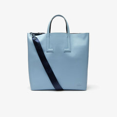 Womens Wo Reversible Leather Tote Bag with Detachable Strap | Lacoste Arctic Oceania • E67