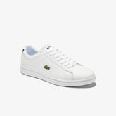 Womens Wo Carnaby Evo Mesh-lined Leather Sneakers | Lacoste White • 001