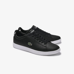 Mens Carnaby Evo Leather Sneakers | Lacoste Blk • 024