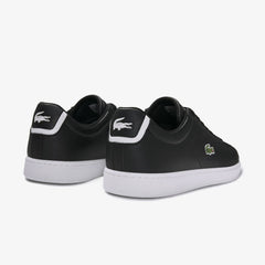 Mens Carnaby Evo Leather Sneakers | Lacoste Blk • 024