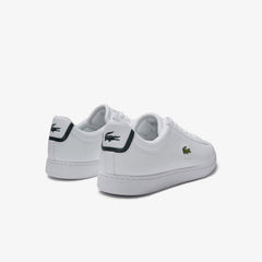 Mens Carnaby Evo Leather Sneakers | Lacoste White • 001