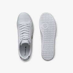 Mens Carnaby Evo Leather Sneakers | Lacoste White • 001