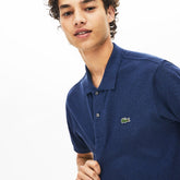Mens Marl Knit L.12.12 Polo | Lacoste Blue Chine • 3Gf