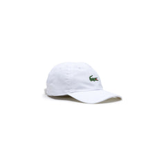 Mens SPORT Tennis Microfiber Crocodile Cap | Lacoste White • 001
