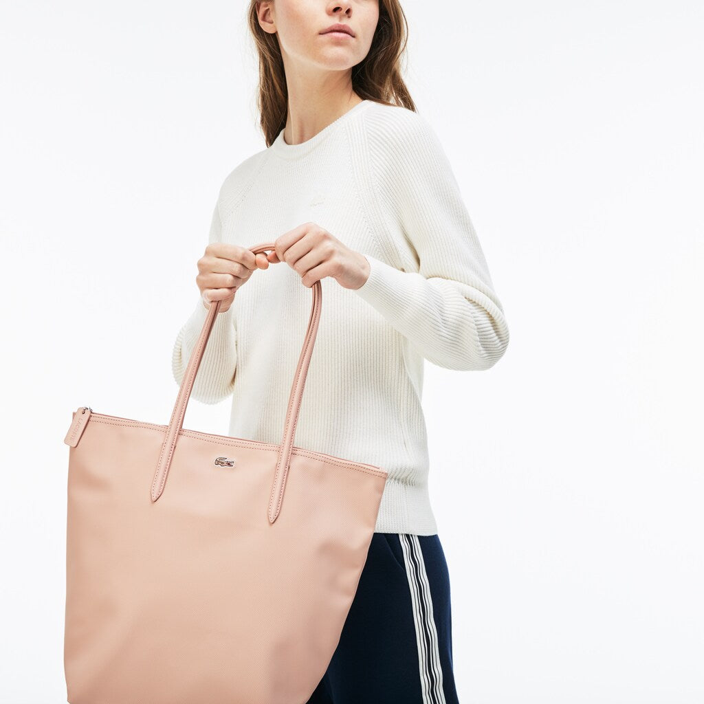 Womens Wo  L.12.12 Vertical Tote Bag | Lacoste Black • 000