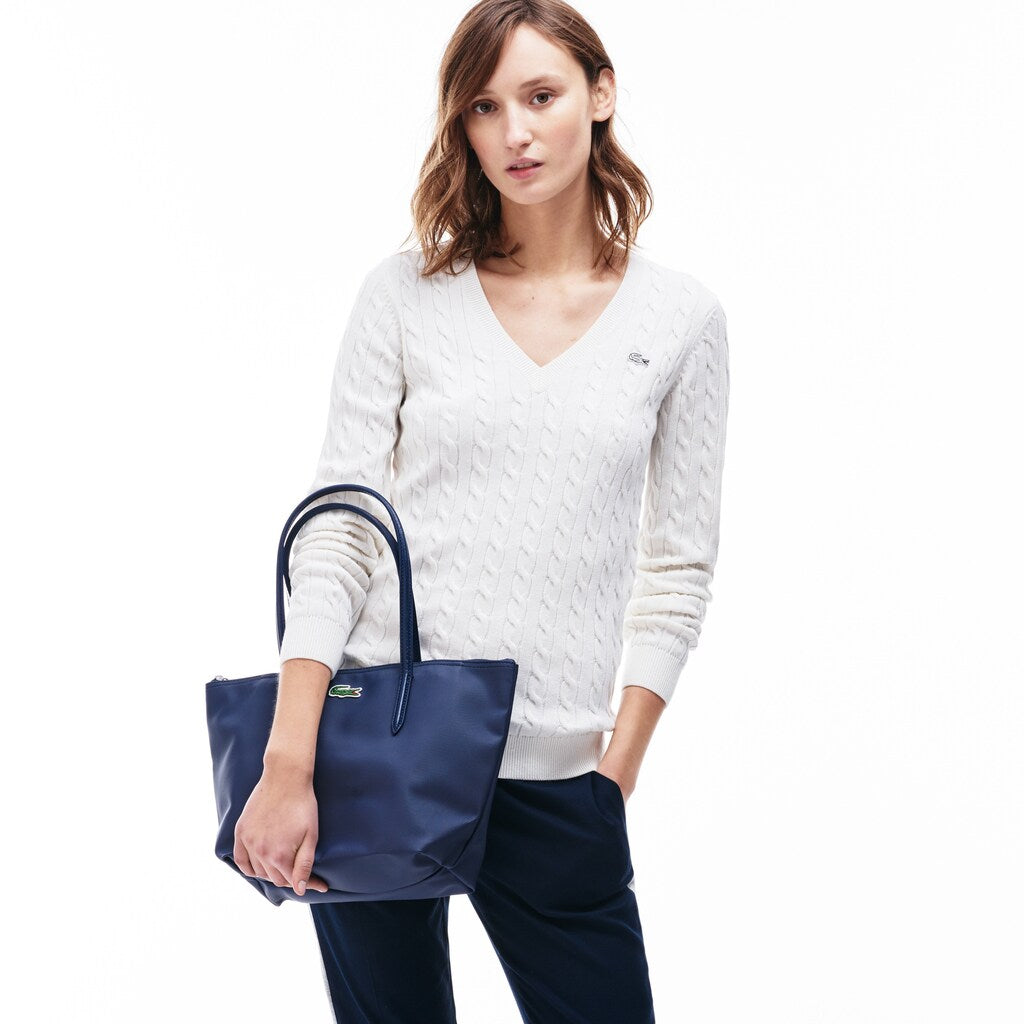 Womens Wo  L.12.12 Small Tote Bag | Lacoste Black • 000