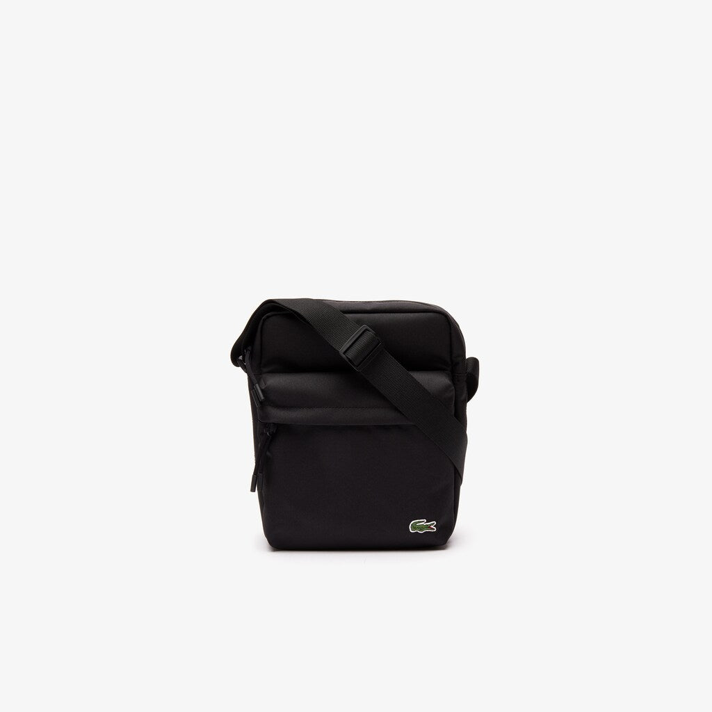 Mens Neocroc Vertical Zip Bag | Lacoste Black • 991