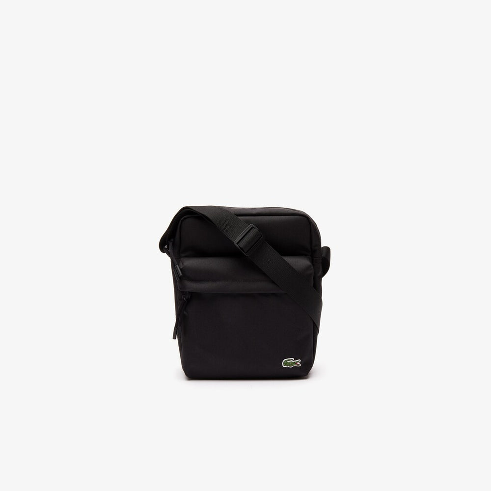 Mens Neocroc Vertical Zip Bag | Lacoste Black • 991